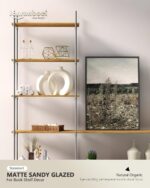 Interlocked Decorative Vase Set of 2 | Matte Sand-Textured Ceramic Vases for Mod... - Image 4