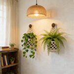 Macrame Plant Hanger Set of 2, Boho Wall Hanging Planter for Up to 6 Inch Pots -... - Image 4