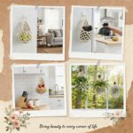 Macrame Plant Hanger Set of 2, Boho Wall Hanging Planter for Up to 6 Inch Pots -... - Image 6