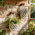 Macrame Plant Hanger Set of 2, Boho Wall Hanging Planter for Up to 6 Inch Pots -... - Image 9