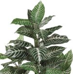 Nearly Natural 3ft Zebra Silk Plant - Image 4