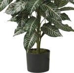 Nearly Natural 3ft Zebra Silk Plant - Image 5