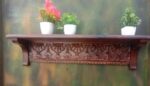 TheArtisanWorkshop by Unique Hand Carved Designer Engraved Wooden Shelf Bracket ... - Image 3