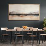 MUDECOR Extra Large Framed Canvas Print Wall Art Abstract Mountain Hues Modern M... - Image 4