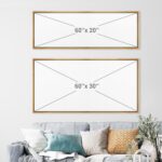 MUDECOR Extra Large Framed Canvas Print Wall Art Abstract Mountain Hues Modern M... - Image 7