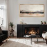 MUDECOR Extra Large Framed Canvas Print Wall Art Abstract Mountain Hues Modern M... - Image 8