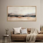 MUDECOR Extra Large Framed Canvas Print Wall Art Abstract Mountain Hues Modern M... - Image 9