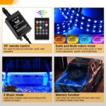 GOOACC RGB Truck Bed Light Strip 2PCS 60" 180 LEDs Neon Accent Lighting with RF ... - Image 5