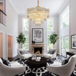 31.5" Gold Clear Glass Crystal Chandelier 18-Light Modern Crystal Pendant Ceilin... - Image 7