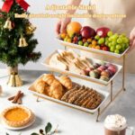 LYEOBOH 3 Tier Serving Stand and Platters Set Large Tiered Serving Platters with... - Image 4