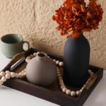 Ceramic Vase Set of 3, Vases Home Decor Rustic Farmhouse Decor Pottery Vases for... - Image 5