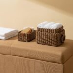 LA JOLIE MUSE Woven Storage Baskets, Recycled Paper Rope Bin Organizer Divider f... - Image 4