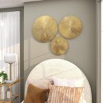CosmoLiving by Cosmopolitan Wooden Plate Home Wall Decor Carved Radial Wall Scul... - Image 6