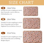 1 Pack 3 Blankets Super Soft Fluffy Premium Fleece Pet Blanket Flannel Paw Print... - Image 4