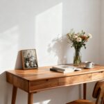 XLARTMY Framed Farmhouse Floral Canvas Wall Art,Vintage Blue and White Wall Art ... - Image 5
