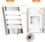 Leadleds Motion Sensor Wall Light Battery Operated, 2-Pack LED Wall Sconces Luxu... - Image 5