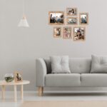 iRahmen 8x10 Picture Frame Set of 4, High Definition Real Glass Rustic Brown Fra... - Image 6