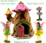 PRETMANNS Fairy Garden House Kit - Outdoor Fairy Houses for Outside with Accesso... - Image 6