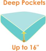 Elegant Comfort Luxury Bed Sheet Sets on Amazon 1500 Premier Hotel Quality Cable... - Image 5