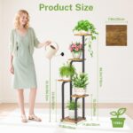 iDavosic.ly Tall Plant Stand Indoor, 4 Tier Corner Multiple Flower Holder Shelf ... - Image 3