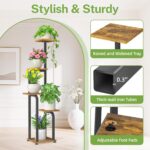 iDavosic.ly Tall Plant Stand Indoor, 4 Tier Corner Multiple Flower Holder Shelf ... - Image 6