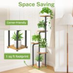 iDavosic.ly Tall Plant Stand Indoor, 4 Tier Corner Multiple Flower Holder Shelf ... - Image 7
