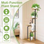 iDavosic.ly Tall Plant Stand Indoor, 4 Tier Corner Multiple Flower Holder Shelf ... - Image 8