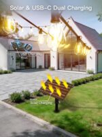 100FT Solar String Lights Outdoor Waterproof, 35+1 LED Solar Powered Lights with... - Image 5