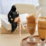 Mysterious Statue 2026 New Bookshelf Decor Resin Statue Gothic Book Shelf Decora... - Image 6