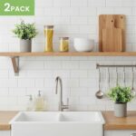 DomeStar 2 Pack Small Eucalyptus Plant, 8.6" Tall Small Fake Plants Potted Reali... - Image 5