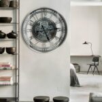 Real Moving Gears Wall Clock Large Modern Metal Clocks for Living Room Decor, In... - Image 5