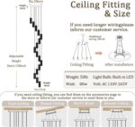 ykolupty H130 Modern Crystal Chandelier 16-Lights Gold Chandeliers Lighting Fixt... - Image 4