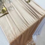 Luxurious Velvet Table Runner, 10ft Wedding Reception Decorations, 20x120inch So... - Image 8