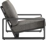 Modway Lirienne Aluminum 4-Piece Outdoor Furniture Set in Smoke – Patio Conversa... - Image 7