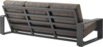 Modway Lirienne Aluminum 4-Piece Outdoor Furniture Set in Smoke – Patio Conversa... - Image 8