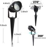LAVAED 10W LED Landscape Lights 12V Outdoor Spotlight with Connectors Low Voltag... - Image 4