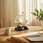 XINXUAN Resin Abstract Sculpture, Meditation & Reading Posture, Modern Home Deco... - Image 8