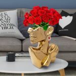 Notakia Succulent Planter Bust Vase Small Face Plante Head Face Vase Home Decora... - Image 8
