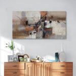 YDYSUNE Abstract Canvas Wall Art, Modern Wall Decor Painting, Brown Room Decorat... - Image 4
