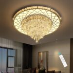 HAIXIANG Luxury Modern Crystal Chandelier Lighting Elegant Dining Room Living Ro... - Image 6