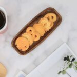 Mini Wooden Serving Platters and Trays, 7-inch Solid Acacia Wood Serving Plates ... - Image 7
