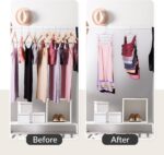 ZEDODIER Tank Top Hanger Space Saving, Bra Hangers for Closet Organizer, Hanging... - Image 3