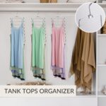 ZEDODIER Tank Top Hanger Space Saving, Bra Hangers for Closet Organizer, Hanging... - Image 4
