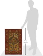 SAFAVIEH Heritage Collection 2' x 3' Multi / Red HG510B Handmade Traditional Ori... - Image 6