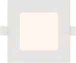 DESIGNERS FOUNTAIN 6 in. Integrated LED White Square Canless Slim Panel Light 80... - Image 4