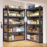 5 Tier Storage Shelves 2020LBS Garage Shelving,Adjustable Heavy Duty Metal Shelv... - Image 3