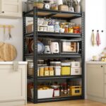 5 Tier Storage Shelves 2020LBS Garage Shelving,Adjustable Heavy Duty Metal Shelv... - Image 9
