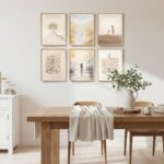 Framed Christian Wall Art Set of 6, Neutral Bible Verse Prints with Jesus Script... - Image 5