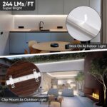 Shine Decor LED Strip Light Super Bright 4000LM, Plug&Play 120V Driverless Easy ... - Image 7