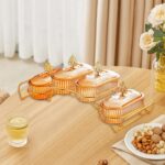 Dried Fruit Plate Snack Plates with Lid Home Decorative Serving Tray Nuts Platte... - Image 6